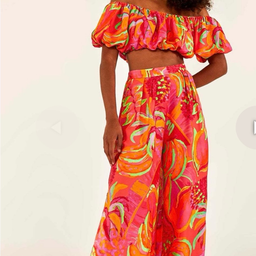 FARM Rio Vibrant Floral Pants & Jumpsuit Set